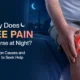 knee pain at night